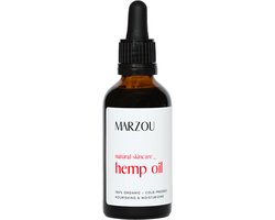 Marzou®Hennepzaadolie | Biologisch & koudgeperst | hennep olie 50ml
