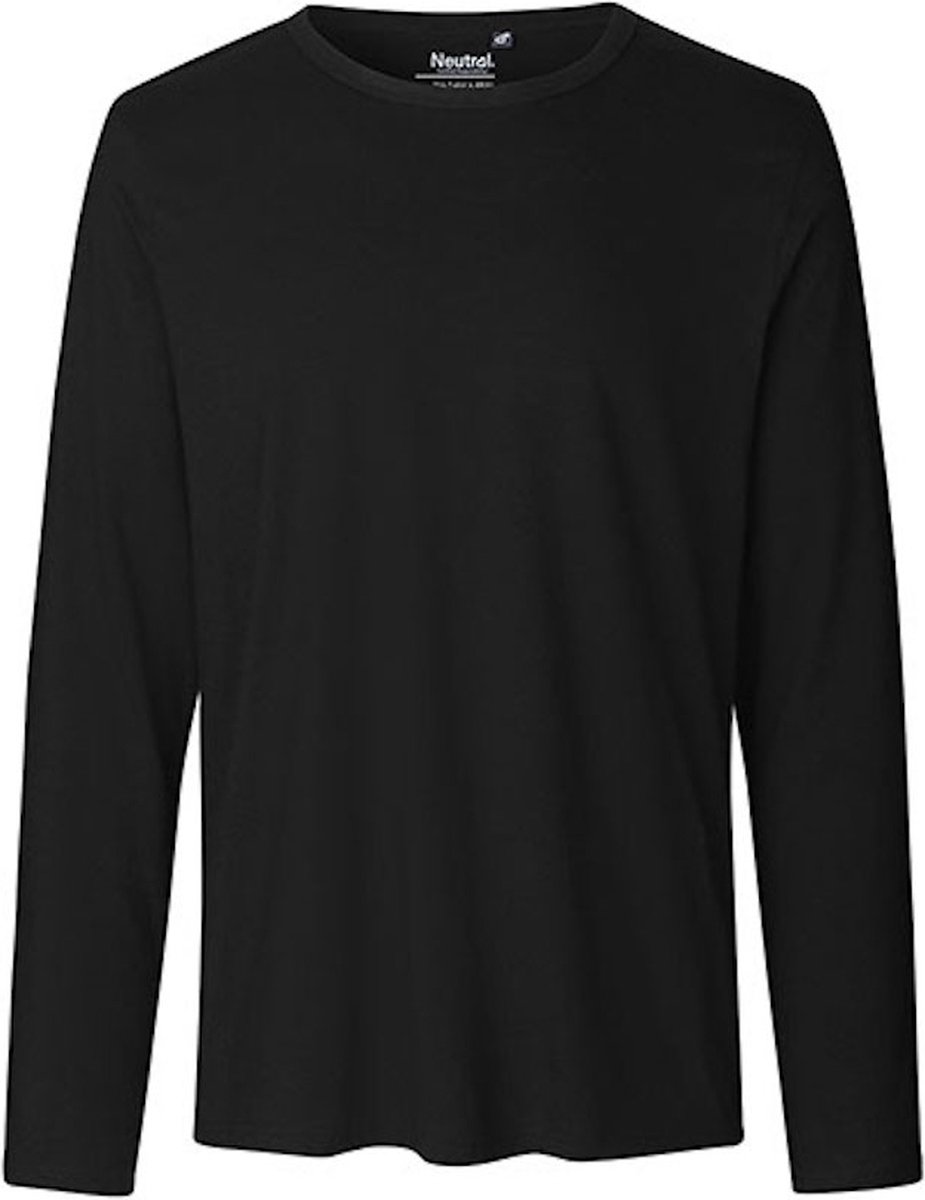 Neutral Men´s Long Sleeve T-Shirt NE61050 - Black - XS