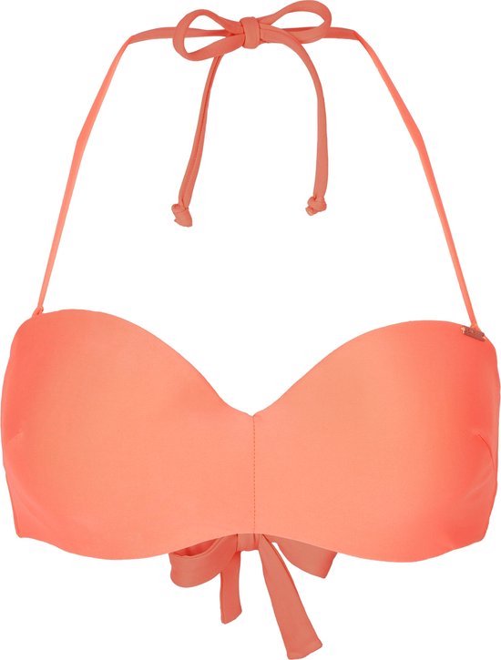 O'Neill Zwembroek Women HAVAA TOP Neon Coral Bikinitopje 36B - Neon Coral 78% Recycled Polyamide, 22% Elastane