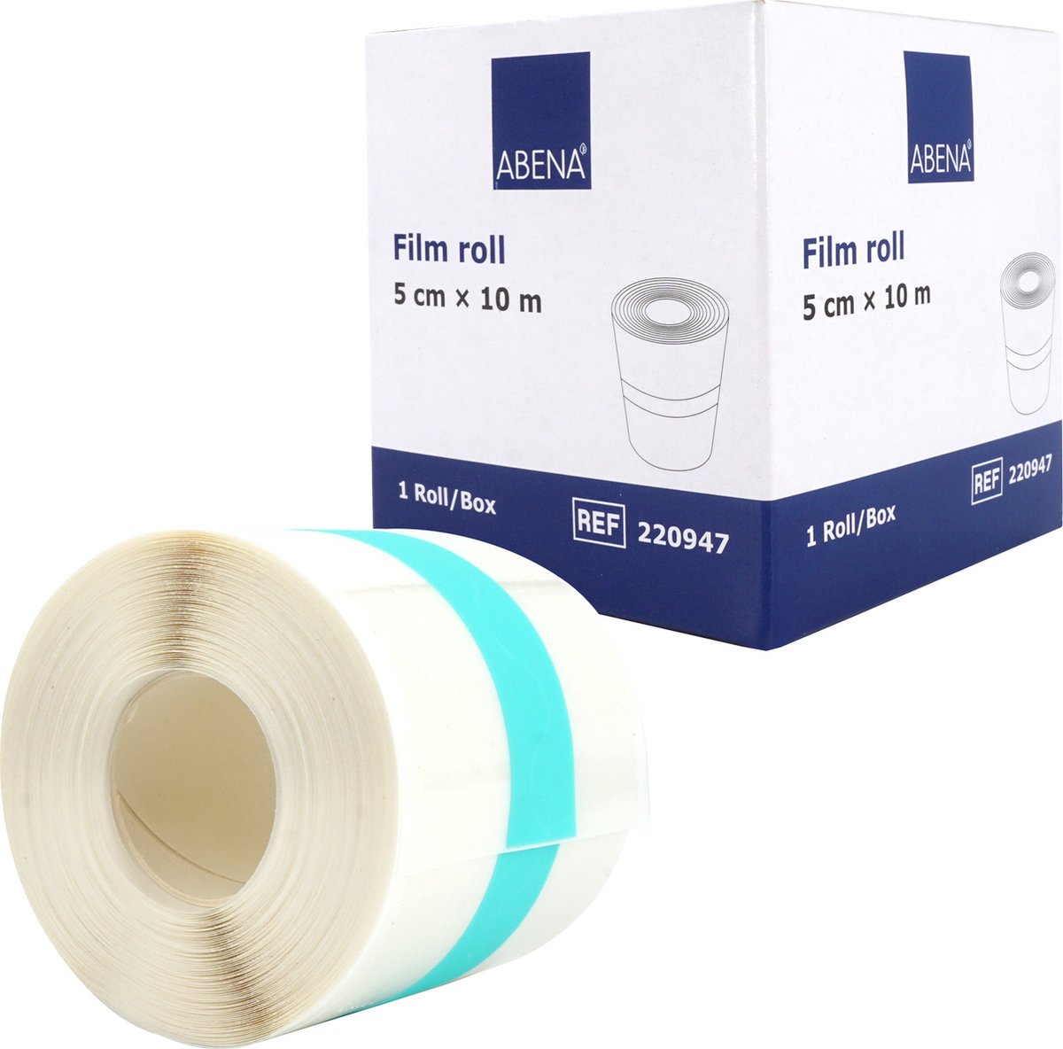 Goedkoopste Abena Wondfolie op Rol - 1 Rol - Wondfolie Transparant - Geschikt voor tattoos - Ademend en Huidvriendelijke Wondverzorging - 5 cm x 10 meter