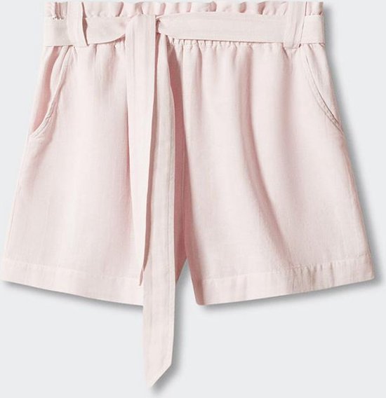 Losse katoenen short met zakken - Zwart - Maat 40-64