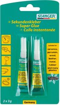 2-Pack Superglue - Extra Forte 3g par Tube - Superglue Multifonctionnelle - Colle à séchage rapide
