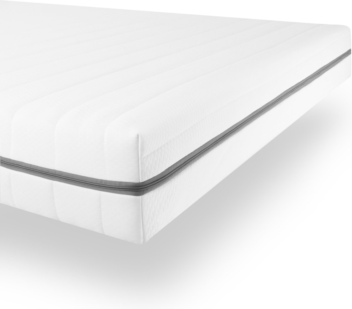 Sleepneo Matras 160x200 - 7 zones - orthopedisch matras - koudschuim - matras stevig en gemiddeld - 15cm wit