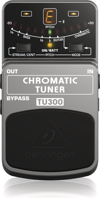 Foto: Behringer tu300 chromatic tuner stemapparaat voor gitaar