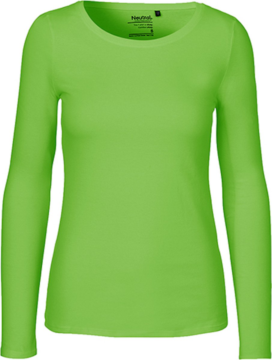 Neutral Ladies´ Long Sleeve T-Shirt NE81050 - Lime - M