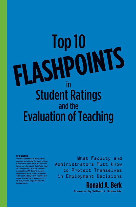 Top 10 Flashpoints in Student Ratings and the Evaluation of  ... - cover