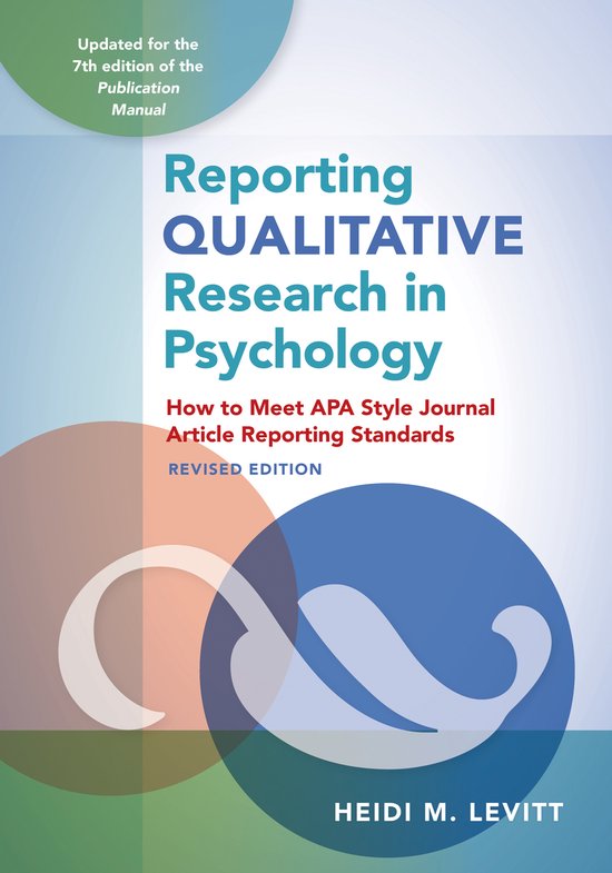 Reporting Qualitative Research in Psychology - cover