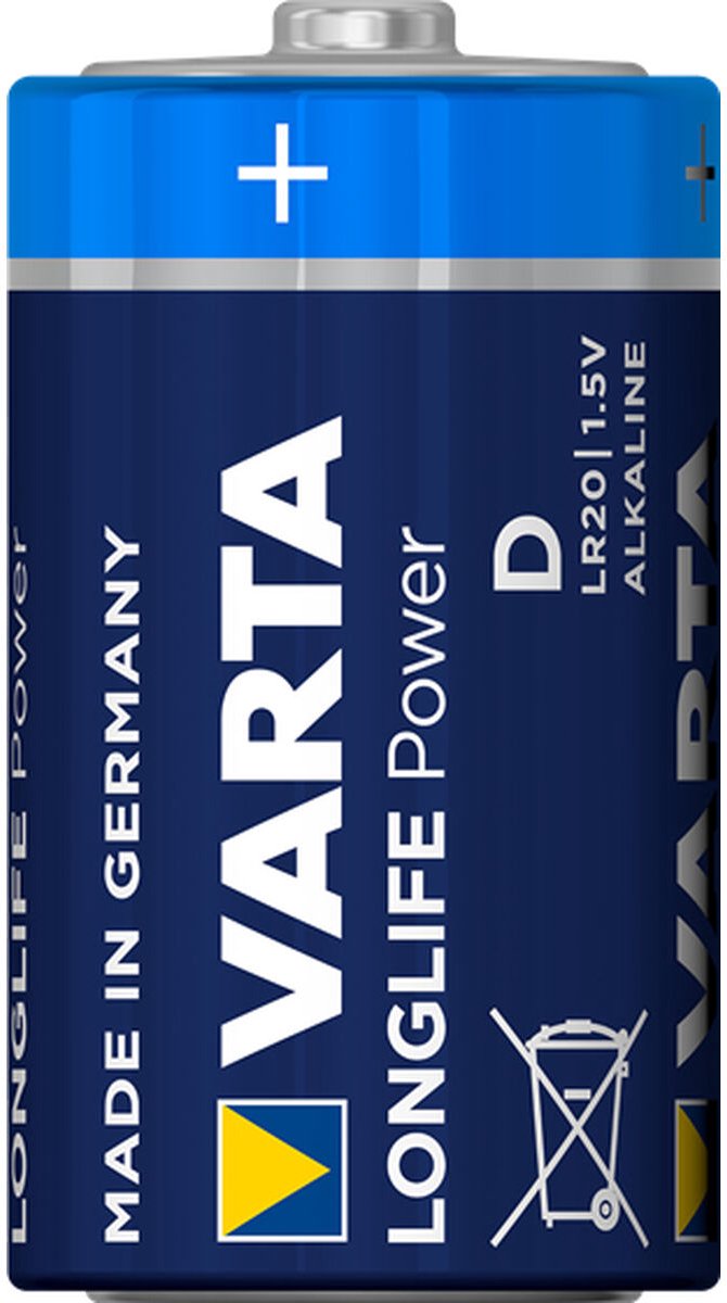 16x Varta Longlife Power Batterij | D