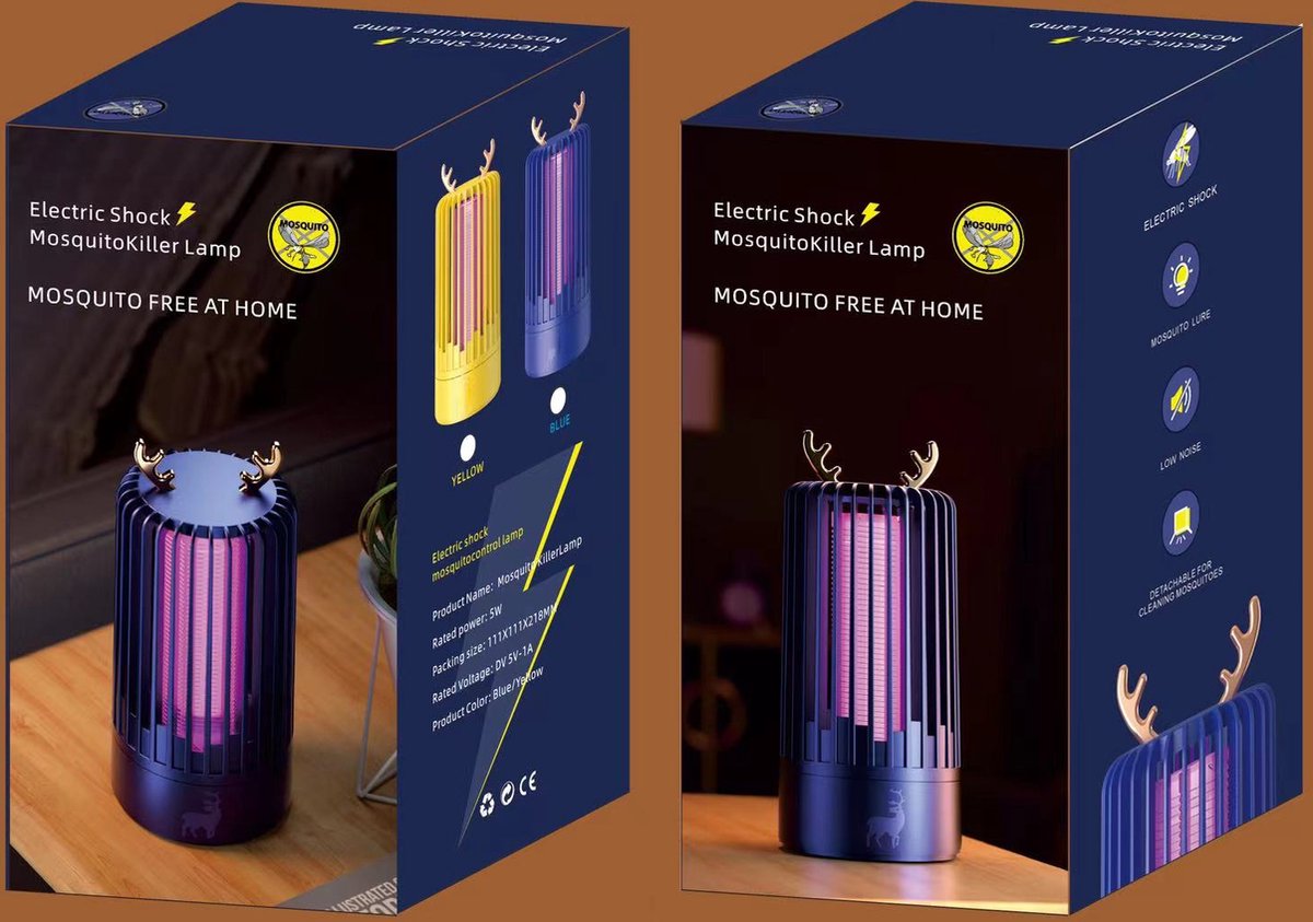 Lampe insecticide électrique Out Insect à poser ou suspendre 30m²