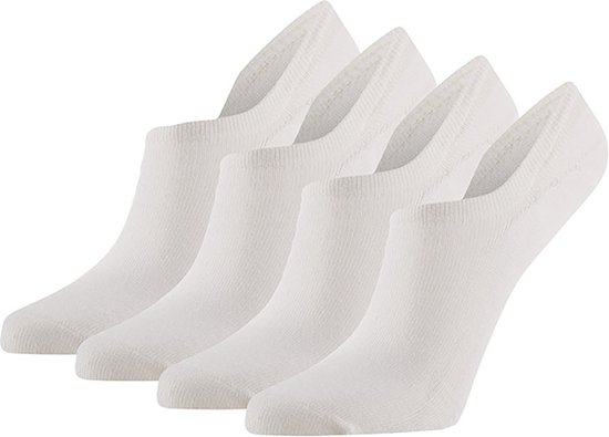 Chaussettes basses socks coton bio - chaussettes invisibles durables blanc 39/42