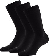 Apollo - Modal sokken Unisex - Zwart - Maat 39 42 - Sokken dames - Sokken heren - Sokken maat 39 42 - Topkwaliteit
