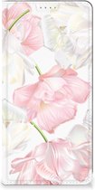 Stand Case Hoesje Cadeau voor Mama Xiaomi 13 Lite Smart Cover Mooie Bloemen