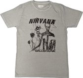 Nirvana Tshirt Homme -M- Incesticide Stacked Logo Vert
