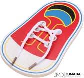 Chaussure à lacets de Jumada - Chaussures à lacets - Jeux Éducatif pour enfants - Chaussure d'entraînement - Jouets pour enfants - Jouets en Houten Speelgoed
