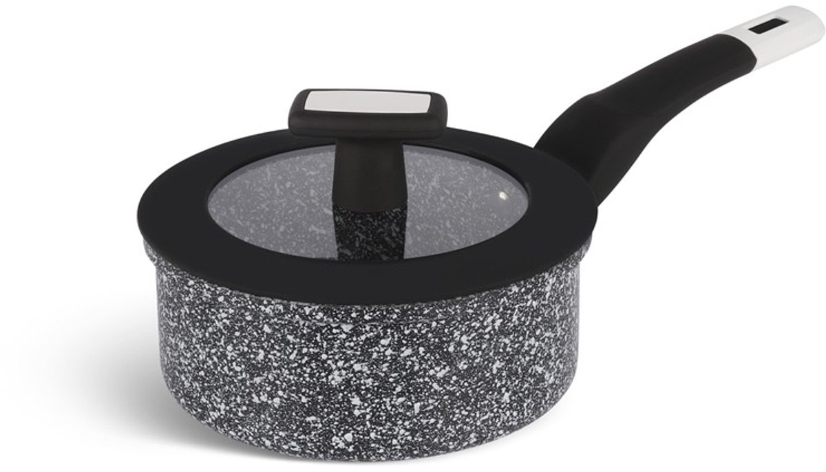 Edënbërg Stonetec Line - Steelpan Keramisch - 18 cm- 3-laags anti-aanbaklaag!