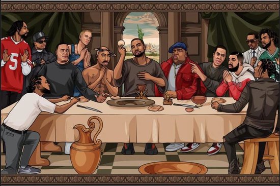 Hole in the Wall Music Maxi Poster-The Last Supper of Hip Hop (Diversen) Nieuw