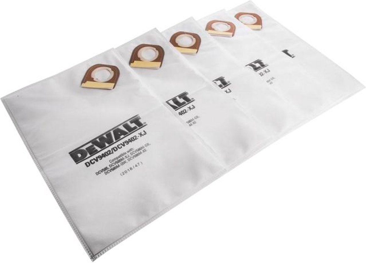DeWalt Stofzuigerzak voor DCV586MT2-QW (5 stuks)