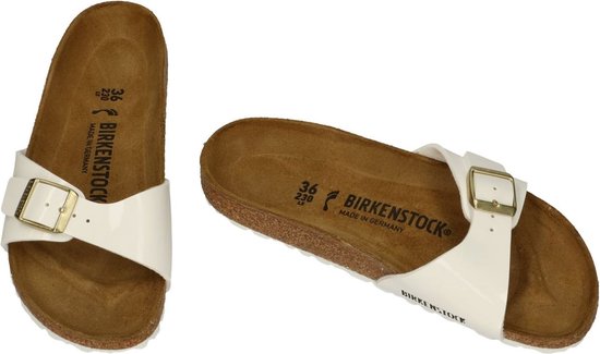 Chaussons Birkenstock Madrid pour femmes - Blanc - Taille 41 | bol.