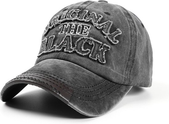 Baseball Cap Original The Black – Black – Stonewashed Denim Pet