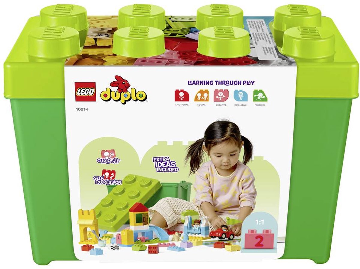 Lego Duplo 10913 Lot de boîtes à Pierres et 10980 Grande Plaque de  Construction Vert : : Jeux et Jouets