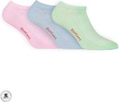 Supcare sneakersokken - bamboe - in 3 frisse pastelkleuren - schoenmaat 36-40 - roze - lichtblauw - lichtgroen - ademend