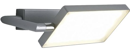 Luce Ambiente - Design - ECO-Light LED-BOOK-AP-GR LED-BOOK-AP-GR LED-wandlamp 17 W Warmwit Grijs