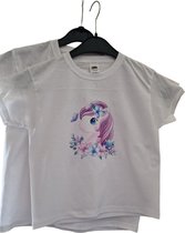 T-shirt - Unicorn [lief]-[104]-[3-4 jaar]-[kids]-[kindershirt]-[kinderkleding]-[Eenhoorn]-[schattig]