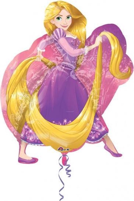 Disney Princess Rapunzel folieballon XL 66 x 78 cm.