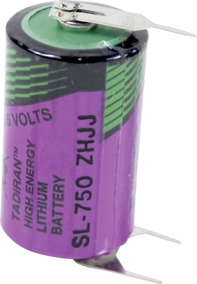 Tadiran Batteries SL 750 PT Speciale batterij 1/2 AA U-soldeerpinnen Lithium 3.6 V 1100 mAh 1 stuk(s)
