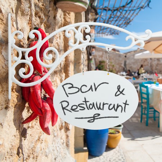 Enseigne en fonte Relaxdays - enseigne de bienvenue vintage - enseigne de magasin classique - enseigne nominative