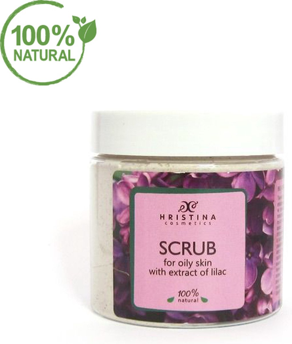 Lila Extract Scrub Peeling | Zuiverende Verzorging voor een Vette en Onzuivere | Huid 200ml