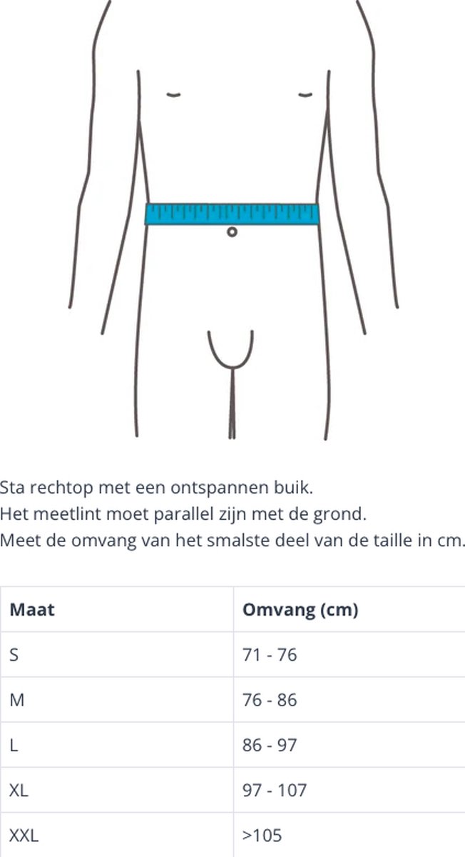 Neopreen compressieshort met aanpasbare trekkoord — afbeelding 2