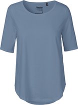 Ladies´ Half Sleeve T-Shirt met ronde hals Dusty Indigo - XXL