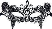 Miresa - Masker MM076 - Open oogmasker vlinder - Sexy zwart kant