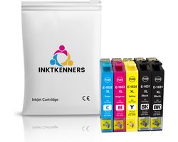 Inktkenners Inktcartridges Geschikt voor Epson 16 / 16XL - Multipack van 5 cartridges Geschikt voor Epson Workforce 2010W, 2510WF, 2520NF, 2530WF, 2540WF,…