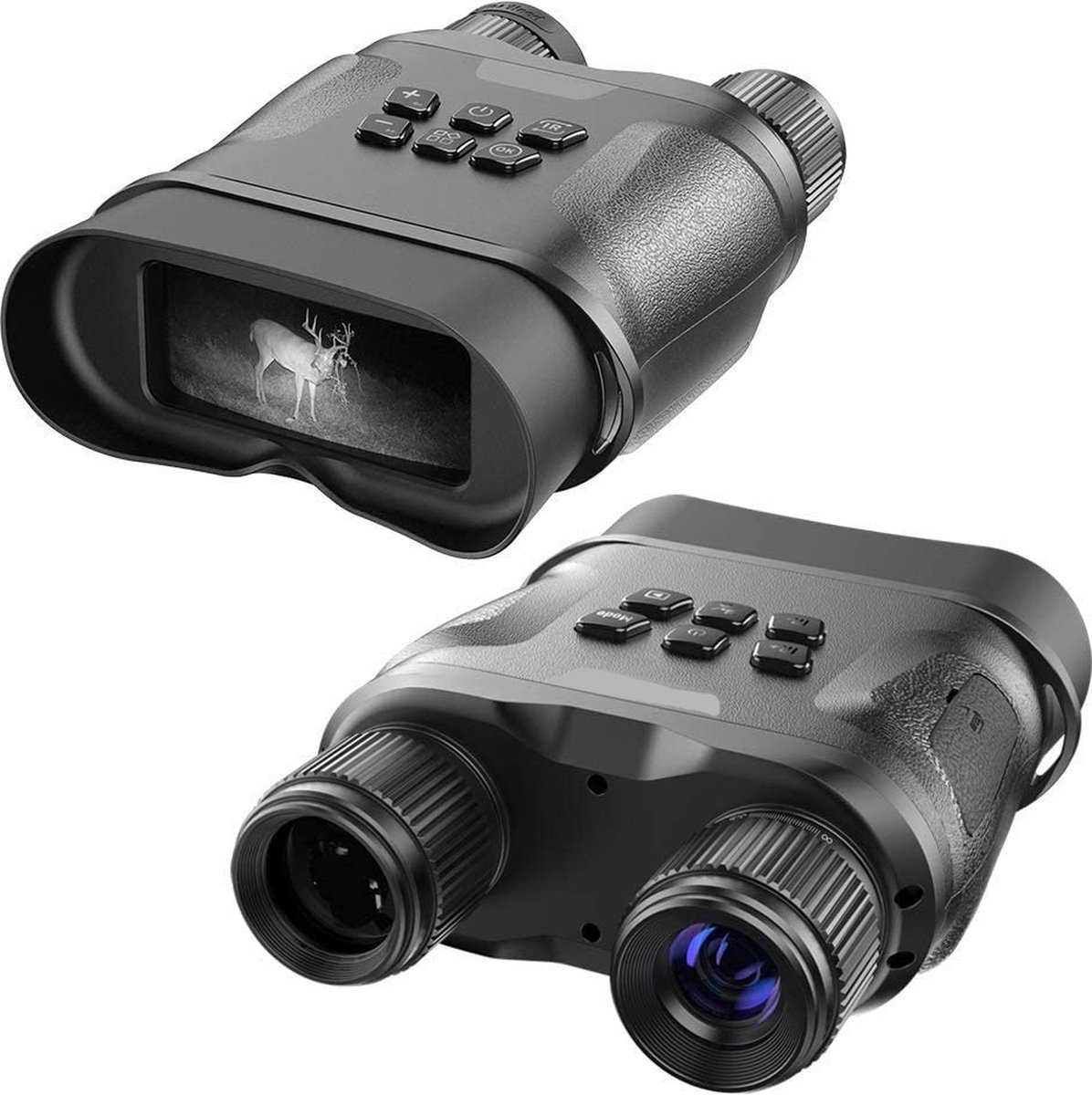 DrPhone NightVision2 – Digitale Infrarood Nachtzicht Verrekijker - Foto’s / Video’s maken – HD - 2.3 INCH Scherm – 4X Zoom – Nachtvisie tot 400 Meter - Zwart