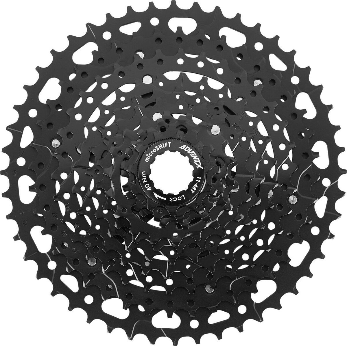 Microshift Advent X G104 Fietscassette Zwart 10s / 11-48t