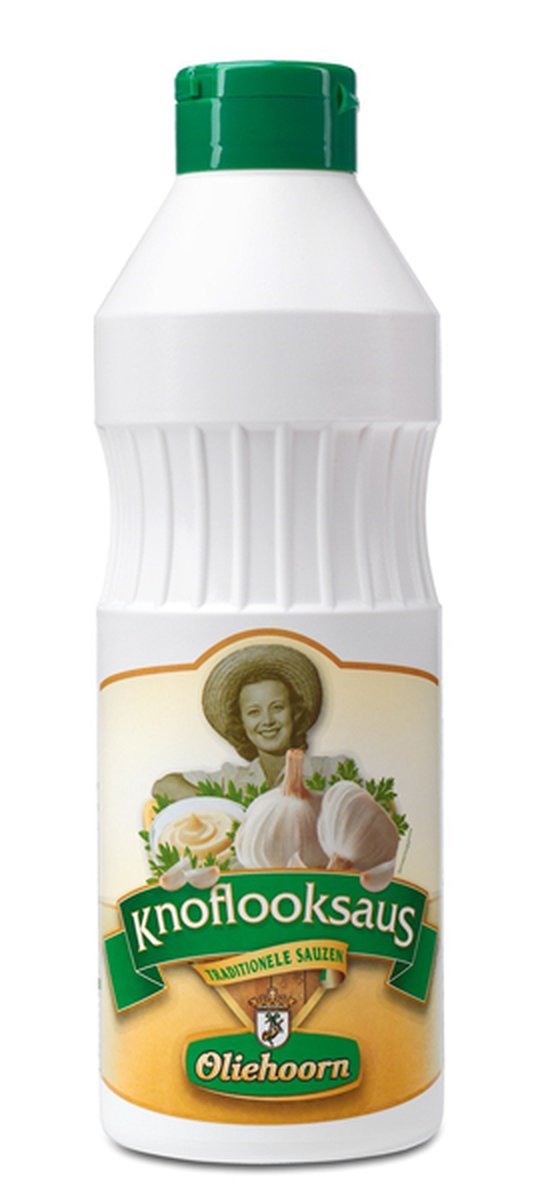 Oliehoorn Knoflooksaus Knijpfles 900 ml