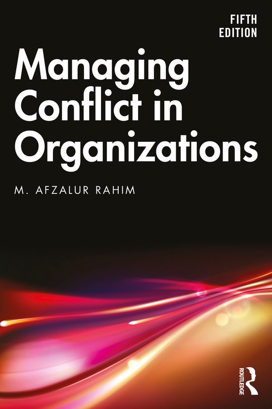 Managing Conflict in Organizations - cover