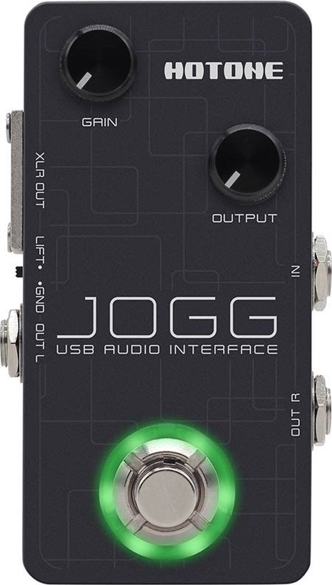 HoTone UA-10 USB audio interface JOGG, met VStomp Amp software