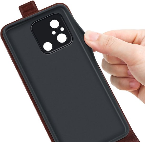 Etui pour petit téléphone portable vertical en cuir