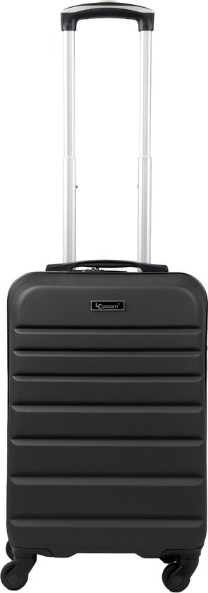 Luccetti - Handbagage trolley - Handbagage koffer - Reiskoffer - 35 L - 54 x 34 x 20 cm - Zwart - Lucceti