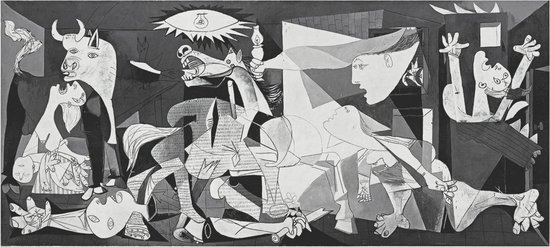 Tirage d'art Pablo Picasso Guernica 100x50cm
