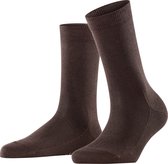 FALKE Family duurzaam katoen sokken dames bruin - Matt 35-38
