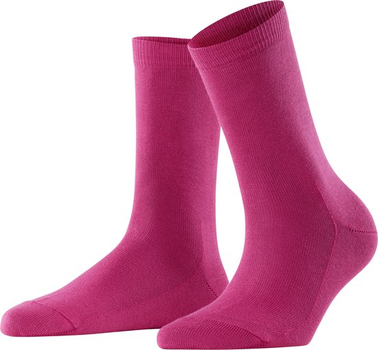 FALKE Family duurzaam katoen sokken dames rood - Matt 39-42