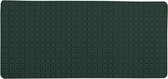 MSV Douche/bad anti-slip mat badkamer - rubber - groen - 76 x 36 cm - met zuignappen