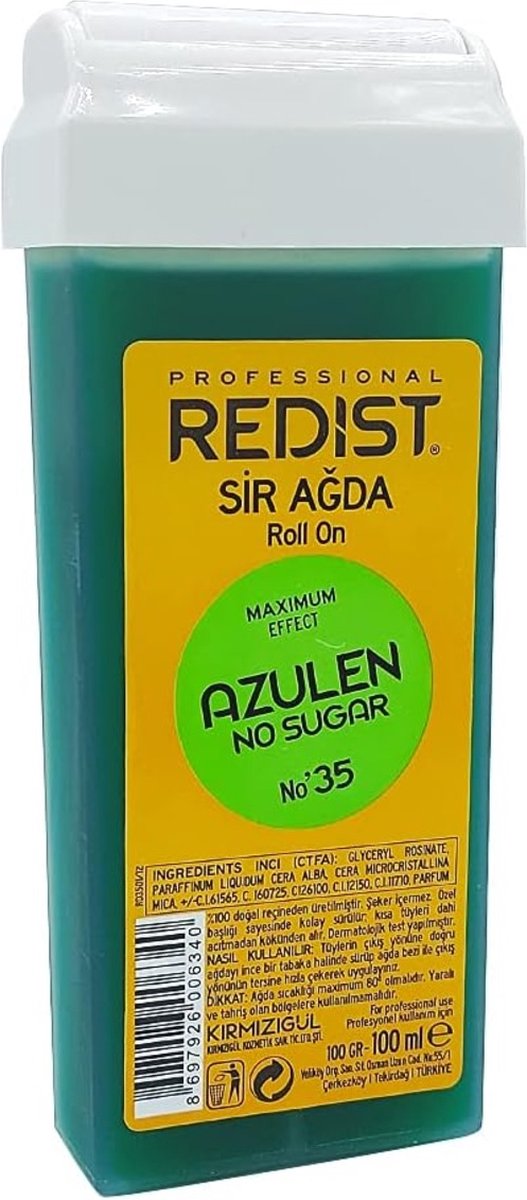 Redist- Roll On Wax - Azulen No.35 - 100ml