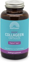Mattisson - Marine Collageen Blend Peptan® Type I - Met Vitamine C en Hyaluronzuur - 180 Capsules