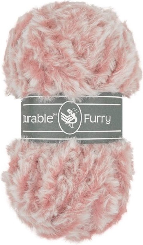 Durable Furry 50 gram nr 225 Vintage Pink - Roze