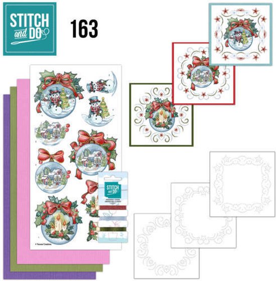 Foto: Stitch and do 163 yvonne creations wintry christmas